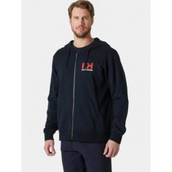 Bluza Męska Helly Hansen Logo 2.0. Niebieskie bluzy z kapturem Helly Hansen, m, bez wzorów, z bawełny, z kapturem. Za 419.00 zł.