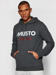 Musto Bluza 82019 Szary Regular Fit. Szare bluzy Musto, m, bez wzorów, z bawełny, bez kaptura. Za 229.99 zł.