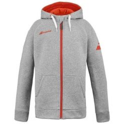 Bluza tenisowa Babolat Exercise Hood Jacket Jr. Szare bluzy z kapturem BABOLAT, bez wzorów, z bawełny, z kapturem. Za 240.00 zł.