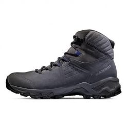 Buty trekkingowe męskie Mammut Mercury Iv Mid Gtx. Czarne buty trekkingowe Mammut, bez wzorów, z materiału, za kostkę, bez zapięcia. Za 928.00 zł.
