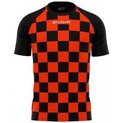 Koszulka Sportowa Givova Dama Pomarańczowa/Czarna - Optymalny Komfort. Brązowe t-shirty sportowe Givova, bez wzorów, z poliesteru, bez ramiączek, do piłki nożnej. Za 138.99 zł.