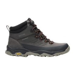 Buty trekkingowe Regatta Blake. Brązowe buty turystyczne Regatta, bez wzorów, z neoprenu, bez zapięcia, trekkingowe. Za 458.00 zł.