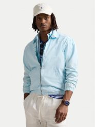 Polo Ralph Lauren Kurtka przejściowa 710961831004 Błękitny Regular Fit. Niebieskie kurtki Polo Ralph Lauren, l, bez wzorów, z bawełny, bez kaptura. Za 939.99 zł.