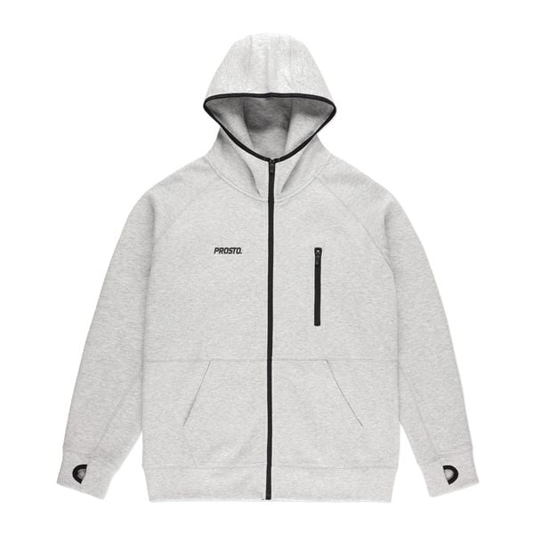 Bluza męska PROSTO Tech Zip Zip Hoodie Speedy. Szare bluzy Prosto., m, bez wzorów, z bawełny, z kapturem. Za 209.99 zł.