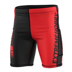 Legginsy krótkie do biegania męskie EXTREME HOBBY 1/3 DRAFT. Czerwone legginsy długie sportowe EXTREME HOBBY, l, bez wzorów, z dzianiny, do biegania. Za 169.00 zł.