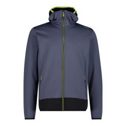 Bluza męska rowerowa CMP 34E1697. Szare bluzy z kapturem CMP, m, bez wzorów, z tkaniny, z kapturem. Za 498.35 zł.