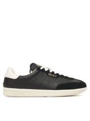 Polo Ralph Lauren Sneakersy 809P01642002 Czarny. Czarne buty sportowe casual Polo Ralph Lauren, bez wzorów, ze skóry, bez zapięcia. Za 989.99 zł.