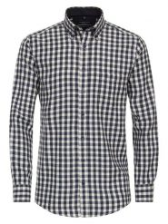 CASAMODA Koszula - Comfort fit - w kolorze granatowo-kremowym rozmiar: 6XL. Brązowe koszule CASAMODA, xl, bez wzorów, z bawełny, bez kołnierzyka, bez ramiączek. Za 113.99 zł.