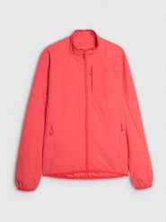 4F Kurtka puchowa trekkingowa z wypełnieniem syntetycznym męska - pomarańczowa S. Brązowe kurtki 4F, m, bez wzorów, z materiału, bez kaptura. Za 349.99 zł.