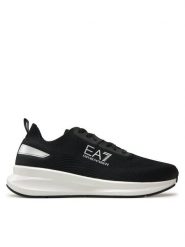 EA7 Emporio Armani Sneakersy X8X149 XK349 U008 Czarny. Czarne buty sportowe casual EA7 Emporio Armani, bez wzorów, z materiału, bez zapięcia. Za 379.99 zł.