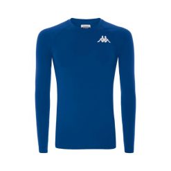 Bielizna Kappa Vurbat. Niebieskia bielizna termoaktywna Kappa, bez wzorów, bez ramiączek, na fitness i siłownię. Za 211.50 zł.