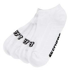 Skarpetki sportowe dla dorosłych 2PPK Basic Cushioned Sneaker Socks. Białe skarpetki sportowe Skechers, bez wzorów, z bawełny. Za 29.99 zł.