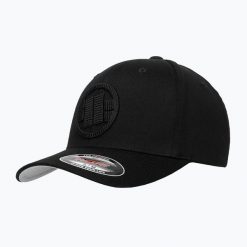 Czapka z daszkiem Pitbull Full Cap 3D "Logo". Czarne czapki z daszkiem PITBULL, na wiosnę, bez wzorów. Za 129.99 zł.
