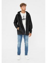 Derbe Kurtka przeciwdeszczowa w kolorze czarnym rozmiar: M. Czarne kurtki outdoor i hardshell Derbe, m, bez wzorów, bez kaptura. Za 395.95 zł.