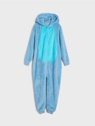Piżama jednoczęściowa Lilo & Stitch - mid blue. Niebieskie piżamy Sinsay, bez wzorów, bez ramiączek. Za 59.99 zł.