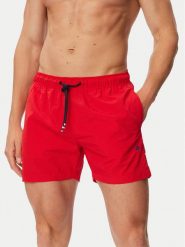 Beverly Hills Polo Club Szorty kąpielowe P-SS26M-UNION-0057 Czerwony Regular Fit. Czerwone kąpielówki Beverly Hills Polo Club, m, bez wzorów, z syntetyku. Za 159.99 zł.