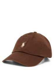 Polo Ralph Lauren Czapka Mężczyźni Bawełna brązowy, ONE SIZE. Brązowe czapki z daszkiem Polo Ralph Lauren, bez wzorów, z bawełny. Za 329.95 zł.
