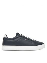 Tommy Hilfiger Sneakersy Icon Court Light Ess FM0FM05678 Granatowy. Niebieskie buty sportowe casual Tommy Hilfiger, bez wzorów, ze skóry, bez zapięcia. Za 409.99 zł.
