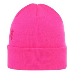 Czapka zimowa ocieplana Majesty Chimney różowa. Czerwone czapki zimowe Majesty, bez wzorów. W wyprzedaży za 62.49 zł.