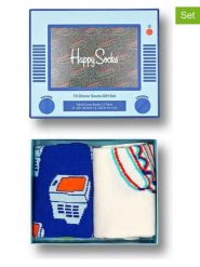 Happy Socks Skarpety (2 pary) ze wzorem rozmiar: 36-40. Skarpety Happy Socks, bez wzorów, prążkowane. Za 52.99 zł.