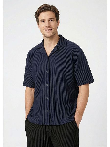 GUIDO MARIA KRETSCHMER Koszula w kolorze granatowym rozmiar: XL. Niebieskie koszule GUIDO MARIA KRETSCHMER, xl, bez wzorów, bez kołnierzyka, bez ramiączek. Za 114.95 zł.