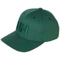 Czapka z daszkiem Helly Hansen Brand. Zielone czapki z daszkiem Helly Hansen, bez wzorów. Za 256.00 zł.