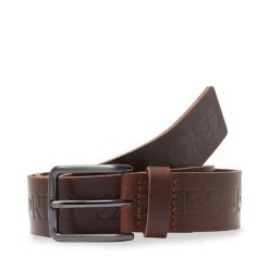 Pasek Męski Jack&Jones. Brązowe paski Jack&Jones, bez wzorów. Za 124.99 zł.