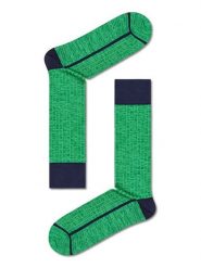 Happy Socks Skarpety "Minimal" w kolorze zielono-granatowym rozmiar: 39-42. Zielone skarpety Happy Socks, bez wzorów, prążkowane. Za 52.67 zł.