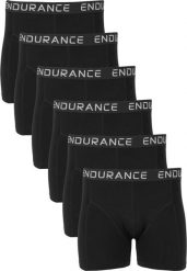 Bokserki Endurance Burke (x6). Czarne bokserki Endurance, m, bez wzorów, z bawełny. Za 174.00 zł.