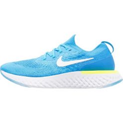 Nike Performance EPIC REACT FLYKNIT Obuwie do biegania treningowe blue glow/white/photo blue/volt glow. Buty do biegania marki Nike Performance. W wyprzedaży za 511.20 zł.