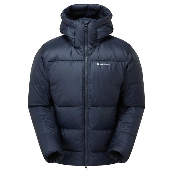 Kurtka z kapturem Montane Kamen XT. Niebieskie kurtki Montane, m, bez wzorów, z nylonu, narciarskie, primaloft. Za 2,227.35 zł.