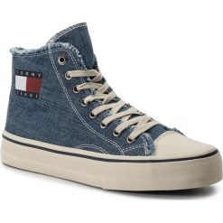 Tenisówki TOMMY JEANS - Hightop Tommy Jeans Sneaker EM0EM00287 Denim 404. Trampki marki Tommy Jeans. Za 359.00 zł.