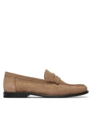 BOSS Półbuty Tevan 50563161 Beżowy. Brązowe eleganckie półbuty Boss, bez wzorów, ze skóry, bez obcasa, bez zapięcia. Za 949.99 zł.