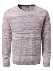 Pioneer Sweter w kolorze jasnoróżowym rozmiar: M. Różowe swetry nierozpinane PIONEER, m, bez wzorów, z bawełny, bez kołnierzyka, bez ramiączek. Za 124.45 zł.