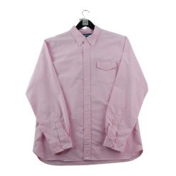 Second life - Koszule klasyczne męskie jednolite różowe - Jak nowy. Czerwone sztyblety RALPH LAUREN, bez wzorów, bez obcasa, bez zapięcia. Za 207.36 zł.