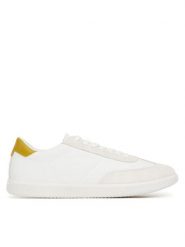 Calvin Klein Sneakersy Low Top Lace Up Cv Mix HM0HM01724 Biały. Białe buty sportowe casual CALVIN KLEIN, bez wzorów, z materiału, bez zapięcia. Za 359.99 zł.