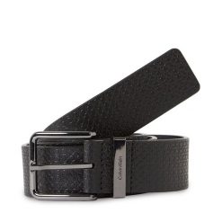 Pasek Męski Calvin Klein. Czarne paski CALVIN KLEIN, bez wzorów. Za 149.99 zł.