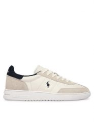 Polo Ralph Lauren Sneakersy 809P07173002 Biały. Białe buty sportowe casual Polo Ralph Lauren, bez wzorów, ze skóry, bez zapięcia. Za 599.99 zł.