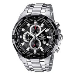 Zegarek męski Casio EF-539D-1AVEF, Quartz, 47mm, 10ATM. Czarne zegarki Casio. Za 596.20 zł.