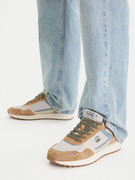 G-Star Raw Sneakersy EO-XAVI-01 Brązowy. Brązowe buty sportowe casual G-Star, bez wzorów, z materiału, bez zapięcia. Za 165.99 zł.