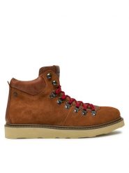 Jack&Jones Trzewiki 12262858 Brązowy. Brązowe botki sznurowane Jack&Jones, bez wzorów, ze skóry, bez obcasa, bez zapięcia. Za 449.99 zł.