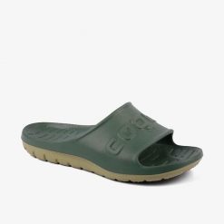 Klapki męskie Coqui - mule, szaro-zielone. Zielone klapki Coqui. Za 129.99 zł.