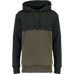 SIKSILK CUT & SEW OVERHEAD Bluza z kapturem khaki/black. Bluzy z kapturem marki SIKSILK, m, z bawełny, z kapturem. Za 279.00 zł.