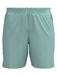 Under Armour Szorty sportowe "Launch 7" w kolorze turkusowym rozmiar: XL. Niebieskie krótkie spodenki sportowe Under Armour, xl, bez wzorów, z materiału. Za 113.90 zł.