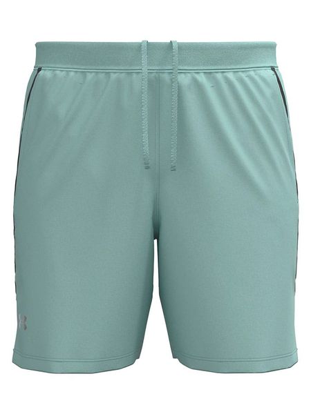 Under Armour Szorty sportowe "Launch 7" w kolorze turkusowym rozmiar: XL. Niebieskie krótkie spodenki sportowe Under Armour, xl, bez wzorów, z materiału. Za 133.60 zł.