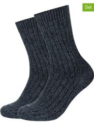 Camano Skarpety (2 pary) w kolorze granatowym rozmiar: 39-42. Niebieskie skarpety camano, bez wzorów. Za 44.45 zł.