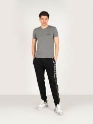 Iceberg T-shirt | ICE1UTS02 | Mężczyzna | Szary. Szare t-shirty ICEBERG, m, bez wzorów, z bawełny, bez kołnierzyka, bez ramiączek. W wyprzedaży za 119.00 zł.