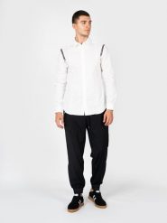 Les Hommes Spodnie "Comfy" | LBP1008305U | Mężczyzna | Czarny. Czarne eleganckie spodnie Les Hommes, na co dzień, m, z elastanu, eleganckie. W wyprzedaży za 1,099.00 zł.