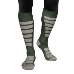 Skarpety narciarske unisex Siroko Aoraki. Szare skarpety SIROKO, bez wzorów. W wyprzedaży za 84.00 zł.