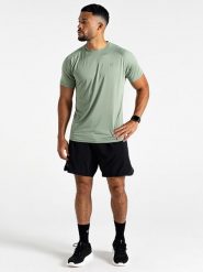 Dare 2b Koszulka funkcyjna "Accelerate"w kolorze szarozielonym rozmiar: XS. Zielone t-shirty sportowe Dare 2B, bez wzorów, z materiału, bez ramiączek, outdoorowe. Za 44.19 zł.